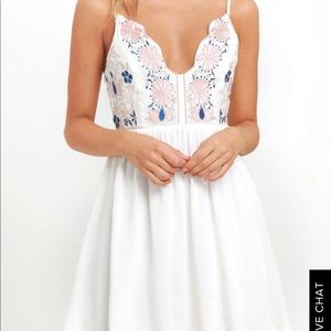 Lulu’s White Mimi dress